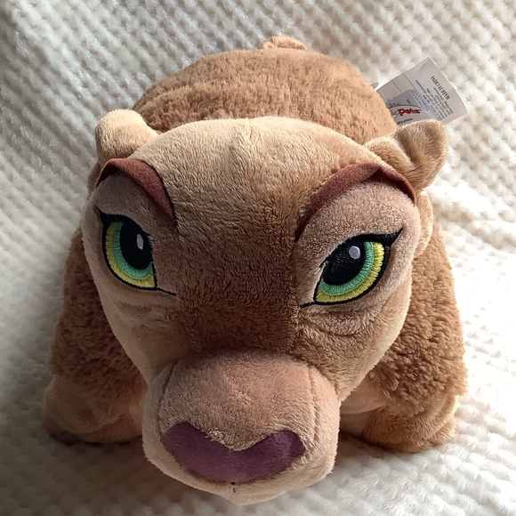 Disney Plush Lion King Nala Stuffed Animal Pillow Pet Folding Toy - Picture 2 of 6